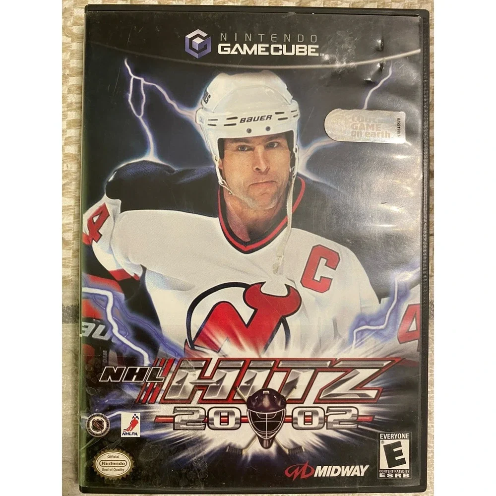 NHL Hitz 2002 (Nintendo GameCube, 2001) CIB Complete Box Manual Midway Tested